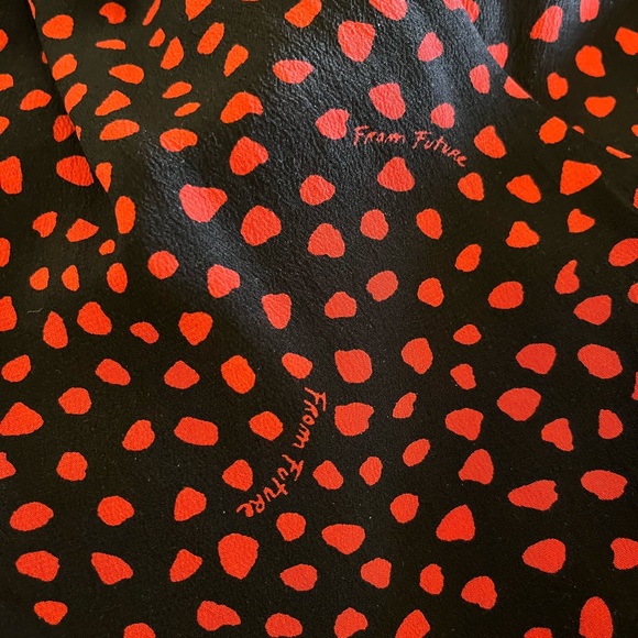 From Future Black and Red Silk Blouse/ Top - Picture 8 of 10